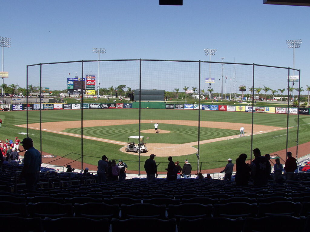 Campo dello spettro - stadio di baseball