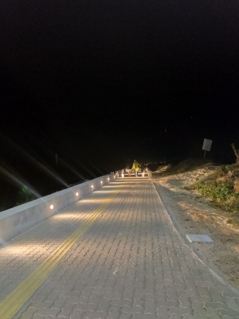 Embarcaderos en Torres de noche