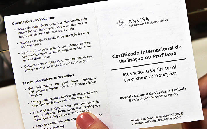  International Certificate of Vaccination or Prophylaxis