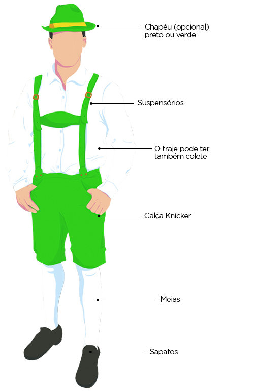 Costume tradizionale maschile dell'Oktoberfest
