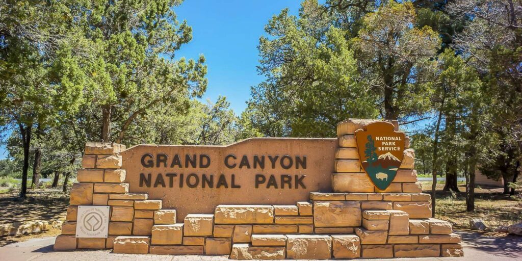Grand Canyon park entrance