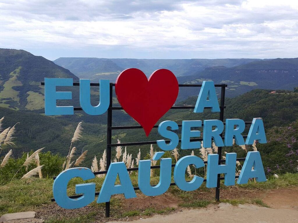 Aussichtspunkt: Ich liebe die Serra Gaucha