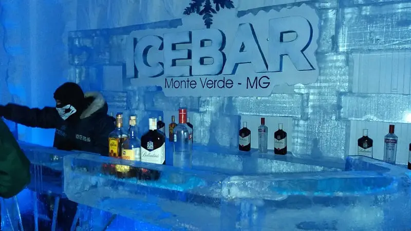 Ice Bar em Monte Verde