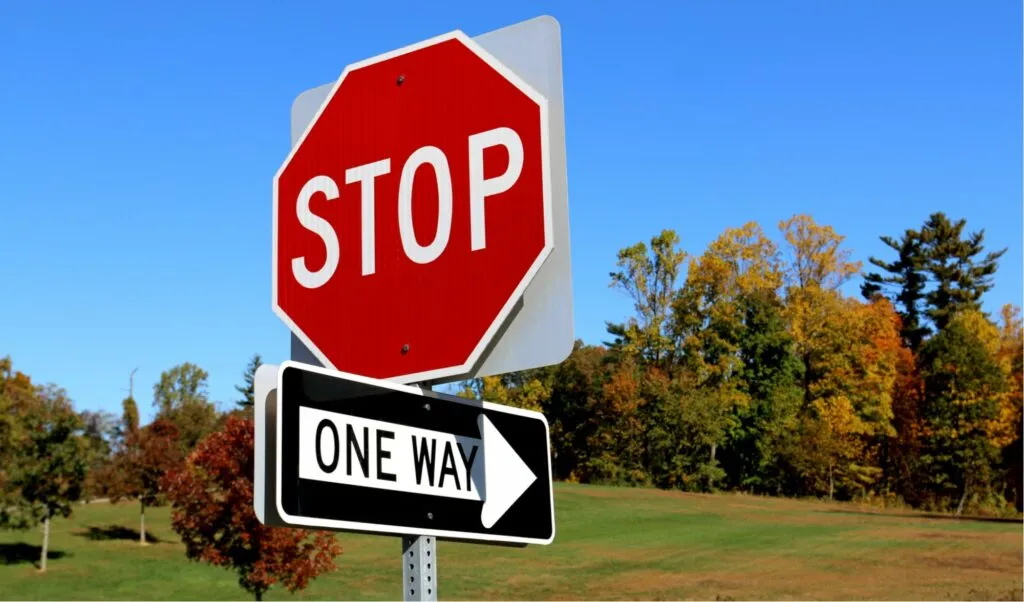 Placas de Stop nos EUA