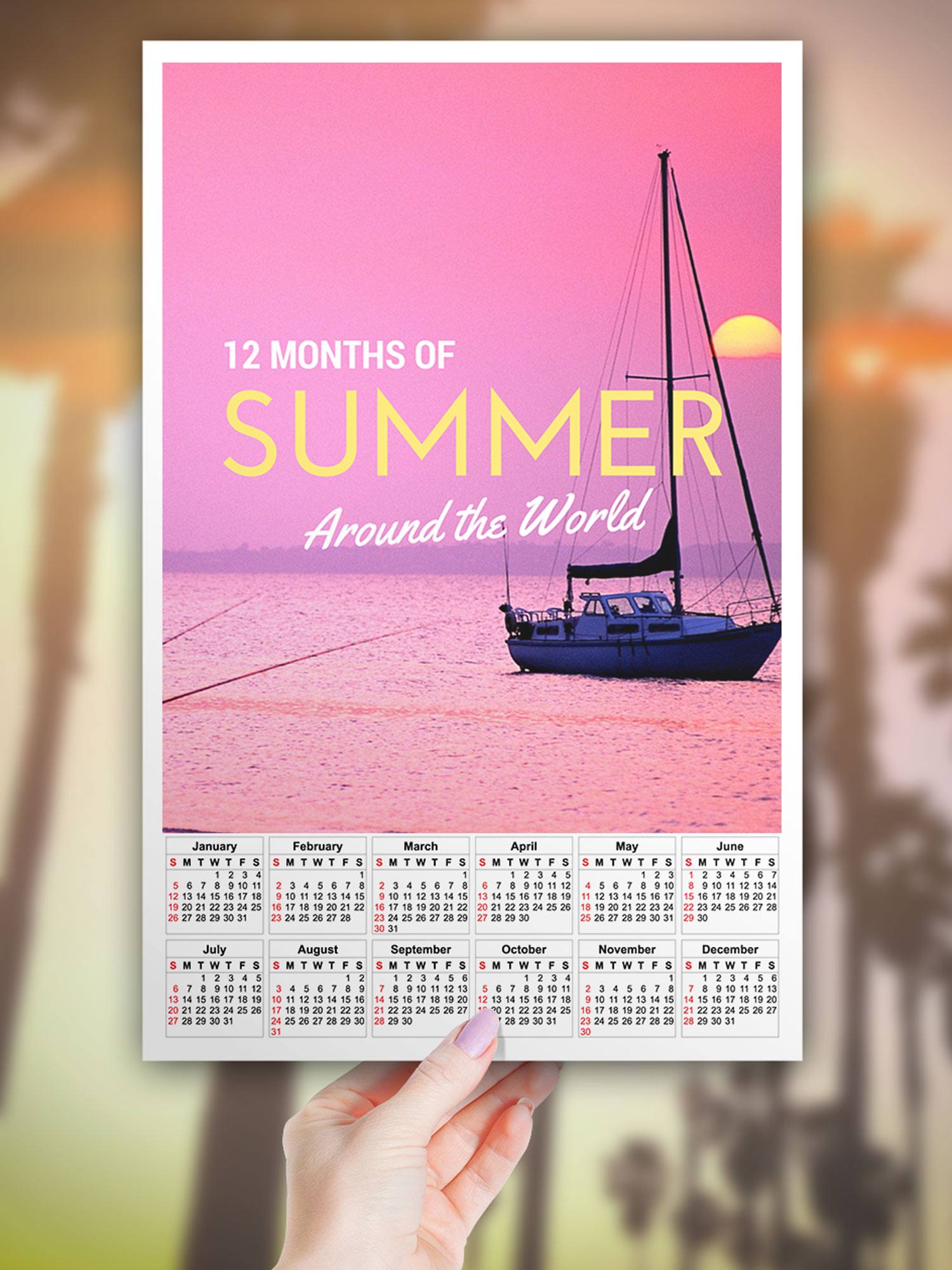 12 meses de verão ao redor do mundo