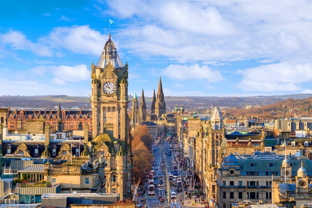 Edimburgo, na Escócia