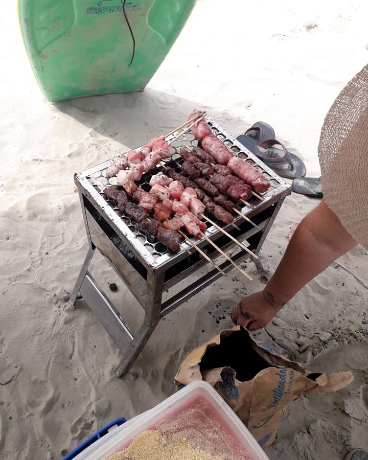 Forbidden to barbecue on the beach in Torres RS
