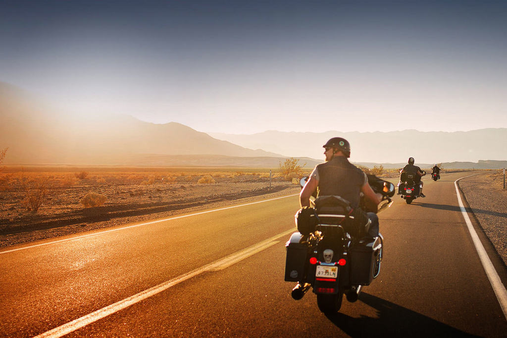 Route 66 by motorcycle