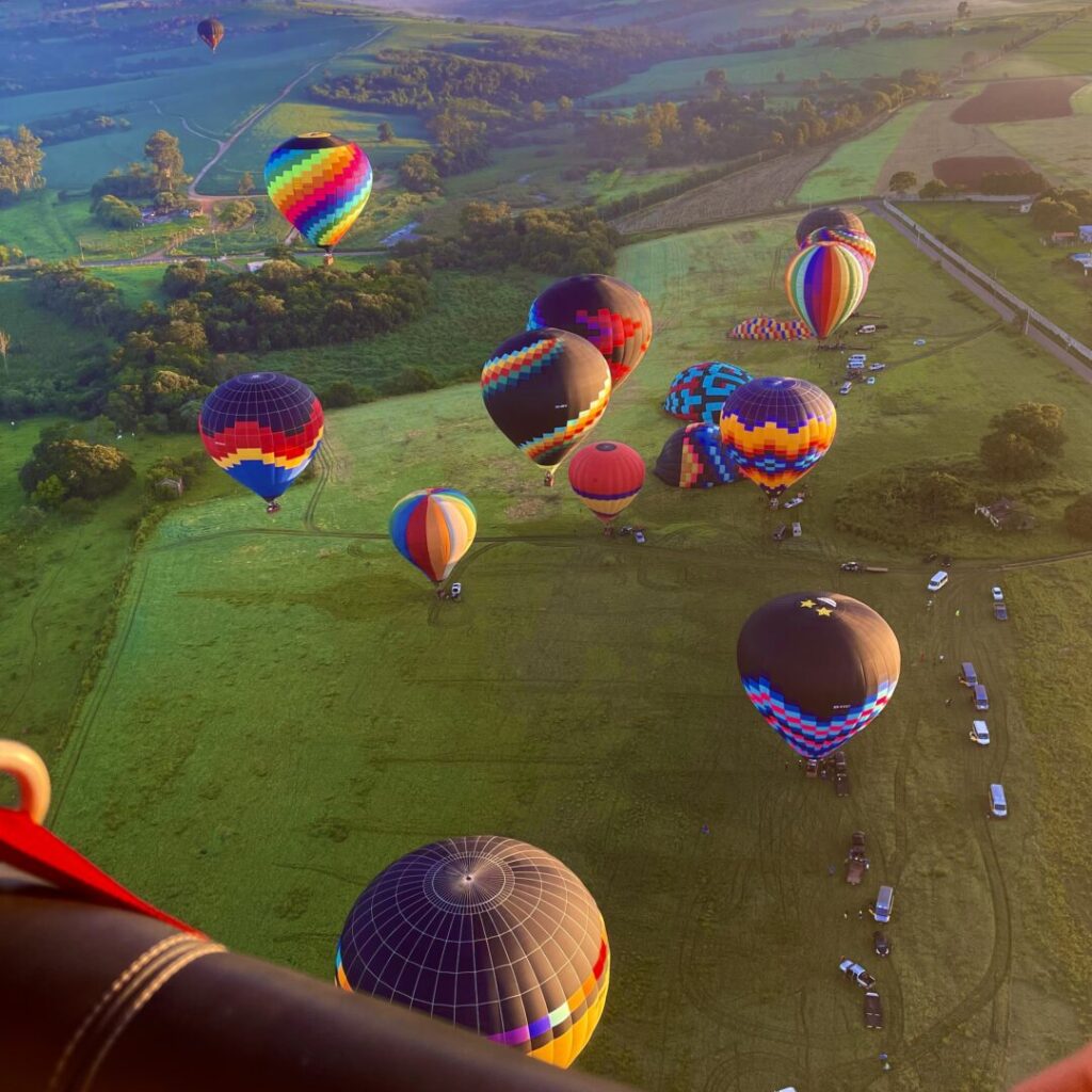 Heißluftballonfahrt in Boituva