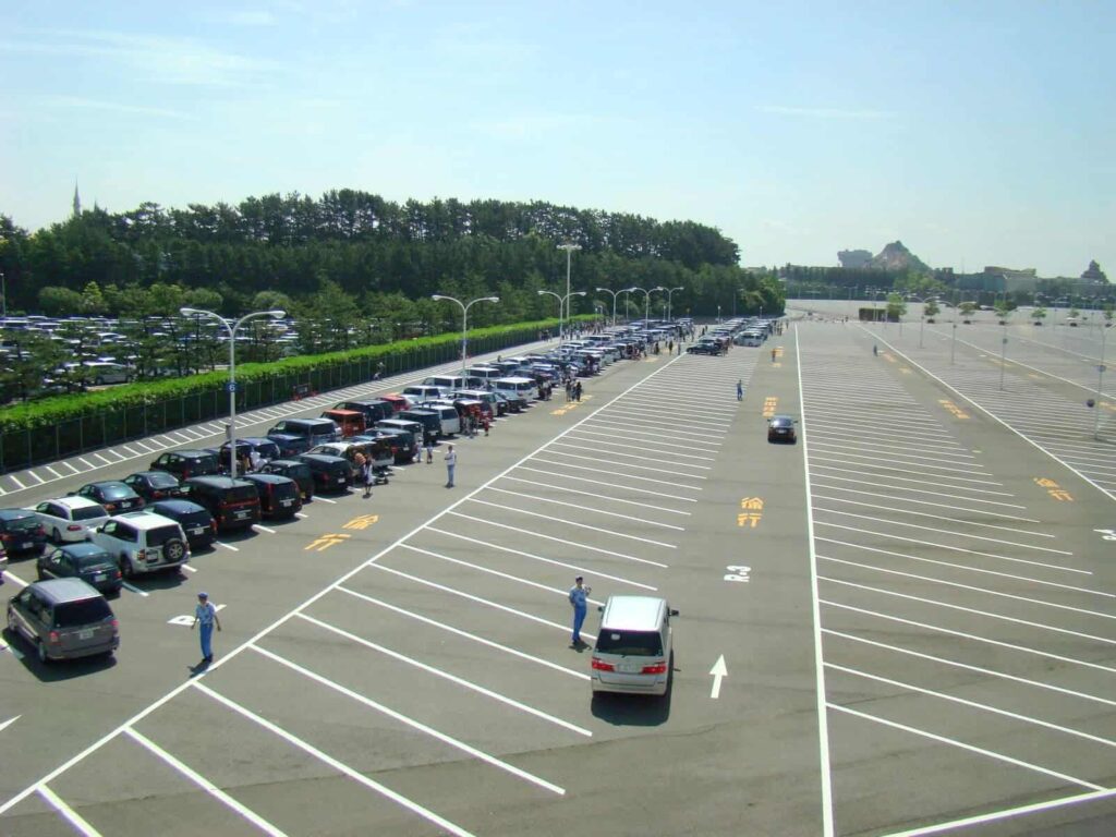 disney parking lot