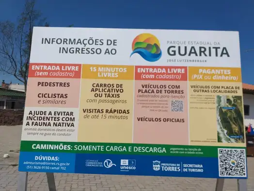 Information to access the Guarita