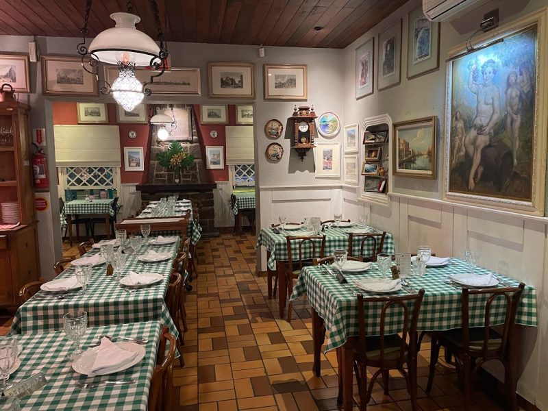 Restaurante italiano de macarrones