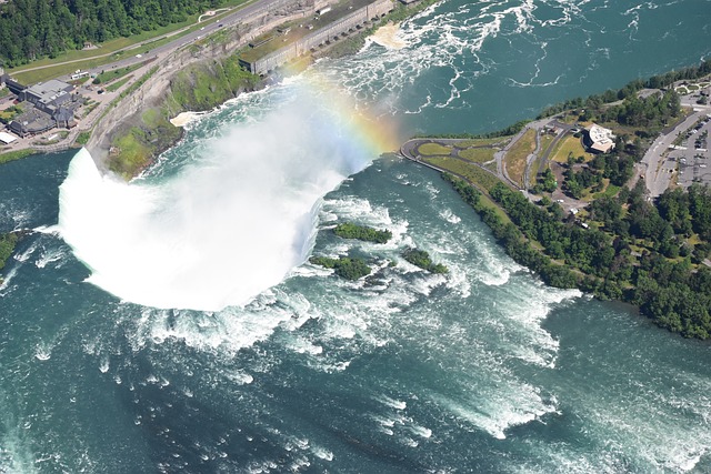 Helikopterflug über die Niagarafälle